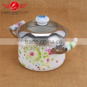 Good Price Enamel / Ceramic Cookware Pot Set/ Soup Pot Stock Pot thumbnail-3
