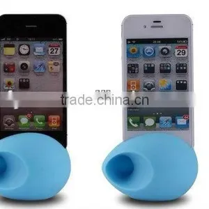 Eco-friendly Colorful Silicone Horn Speaker thumbnail-1