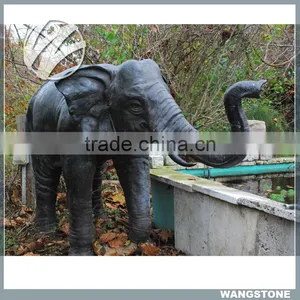 Customized Artificial Animal Sculpture Garden Decoration Green Sculpture Artificial Elephant Sculpture thumbnail-2