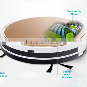 Dry and Wet Mopping Robot Vacuum Cleaner Wholesale Price Automatic Floor Cleaner Robot Vacuum Cleaner 2017 thumbnail-5