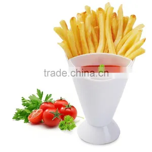 French Fries Salad Finger Food Dipping Cone Cup thumbnail-1