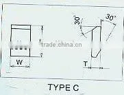 Tungsten Carbide Tipped Tip Blade for Circular Saw *U.S.Stanfard Straight Top(1253) thumbnail-1