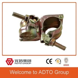 Scaffolding Pressed/drop Forged Swivel/double/fixed Coupler/fitting/clamp thumbnail-3
