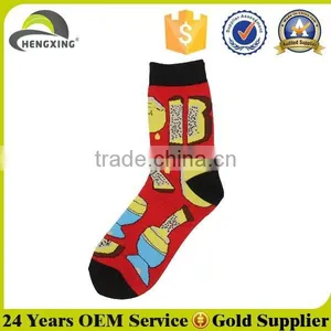 Hot Sale Printed Foods Socks Custom thumbnail-4