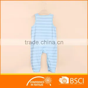 Interlock Sleeveless Baby Smocked Romper thumbnail-2