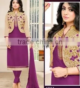 Glamour Style Readymade Embroidery Suits thumbnail-1