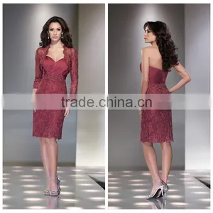 Mature Sex Long Sleeve Lace Evening Elegant Women Casual Dress thumbnail-1