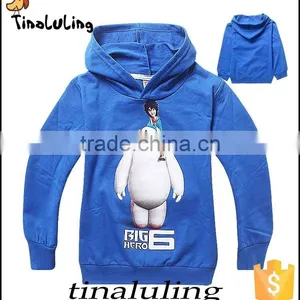 Fashion Baymax Kids Hoodies Boys Big Hero 6 Sweatshirts Kids Boutique Clothing thumbnail-2