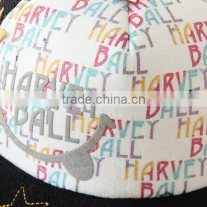 Popular Flat Top Girls Lovely Leisure Cotton Military Cap Smile Hat thumbnail-2