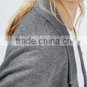 Latest Design Lady Blazer Boy Friend Jacket Women thumbnail-4