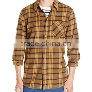 2017 Excellent Quality Latest Style Long Sleeve Flannel Shirt for Men thumbnail-4