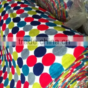 Polyester Fleece Fabric Printed Microfiber Fleece Fabric for Housecoat thumbnail-1