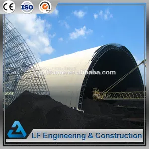 Easy Installation Steel Space Frame Coal Storage Shed thumbnail-1