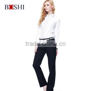 Factory Price Women Shirt With Decorative Border Long Cotton Shirts For Girls thumbnail-4