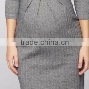 Fancy Office Dress for Pregnant Women thumbnail-5