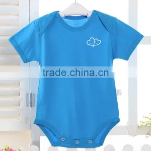 Wholesale Summer Comfortable Short Sleeve Baby Bodysuit thumbnail-1