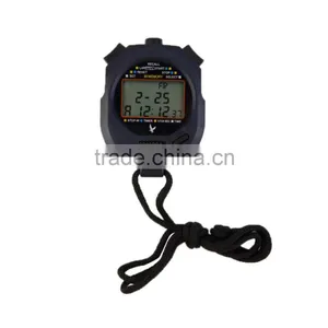 LEAP PC3830A Professional Stopwatch Large-screen Digital LCD Timer Chronograph Counter With 3 Row 30 Memories Stop Watch thumbnail-1