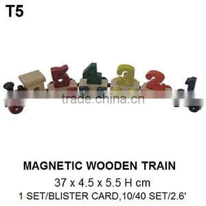 FUNNY MAGNETIC WOODEN TRAIN TOY FOR KIDS thumbnail-3