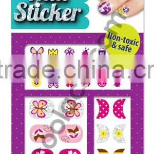 Kid Glitter 3D Nail Sticker Butterfly Art Sticker Paper Nail thumbnail-1