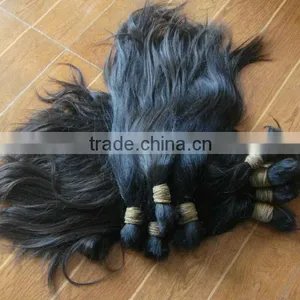 Wholesale Virgin Unprocessed Raw Braiding Brazilian Human Hair With Cuticle thumbnail-1