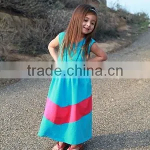 Mommy and me Maxi Dresses Women Long Dresses Cotton Stripes Maxi Dress thumbnail-4