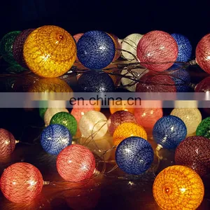 Holiday Lighting Christmas Color Ball String Light Outdoor LED Globe Light thumbnail-4