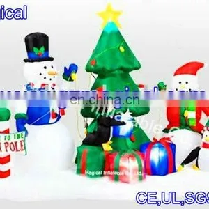 Inflatable Christmas Trees Combo Decoration/inflatable Snowman thumbnail-1
