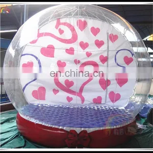 Manufactur Cheap Price Inflatable Snowglobe Human Standing Snow Globe For Party Christmas Decorations thumbnail-2