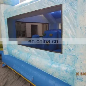 Small Indoor Inflatable Snow World Air Jumper Inflatable Mini Snow Castle Jumpers thumbnail-5