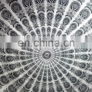 Beach Wear Round Mandala Tapestry thumbnail-1
