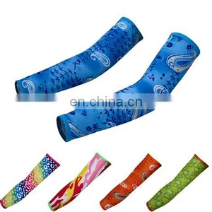 Wholesale Cycling Wear Arm Sleeves - Custom Cycling Jersey Colorful Arm Sleeve thumbnail-1