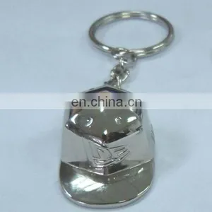 Silver Baseball Cap Keychain for Boy Men Kid Gift thumbnail-1