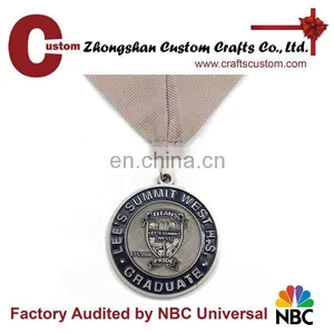Promotion Cheap Custom Metal Sport Award Medals With Ribbon thumbnail-1