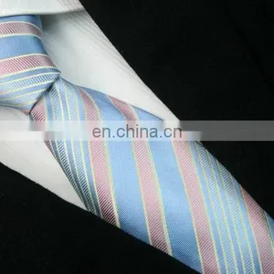 Men High Quality Decoration Plaid and Stripe Pattern Green Clean Neck Tie thumbnail-5