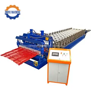 CE Standard Colored Steel Glazed Tile Forming Lines Botou thumbnail-1