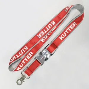 Top Quality Fashion Polyester Custom Logo Double Layer Satin Lanyard Polyester Lanyard With Sublimation Satin Lanyard thumbnail-5