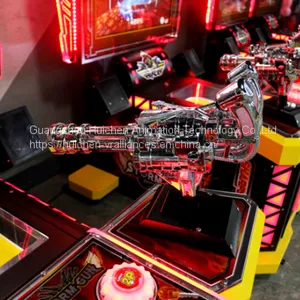 Coin Operated Video Screen Laser Simulator Gun Shooting Arcade Kids Children Game Machine thumbnail-3