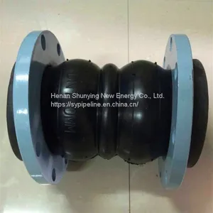 Double Spheres Flexible Rubber Joint With Tie Rods thumbnail-2
