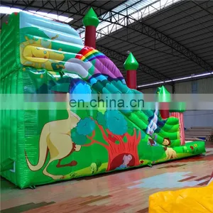 Outdoor Animated Cartoon Theme Buy Inflatable Slide With Tree House thumbnail-4