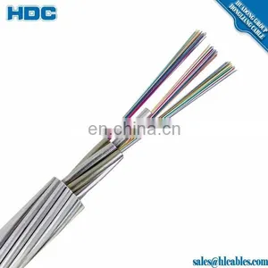 12//24/48 Core Optical Fiber Cable Overhead Ground Wire OPGW Cable thumbnail-5