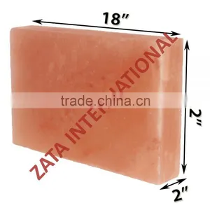Himalayan Natural Crystal Rock Salt Tiles Plates Slabs Size 18" x 12" x 2" for BBQ Barbecue Cooking Searing Serving Grilling thumbnail-1