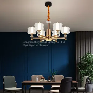Nordic Chandelier Living Room Lamp Modern Simple Dining Room Chandelier Nordic American Chandelier Household Chandelier thumbnail-1