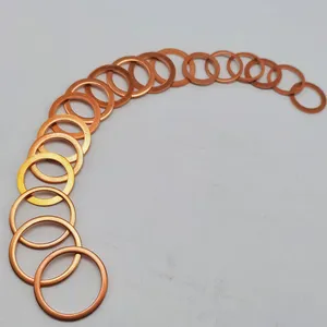 16*22*1.5mm Flat Copper Washer Ring Washer Copper Washer Made in China thumbnail-5