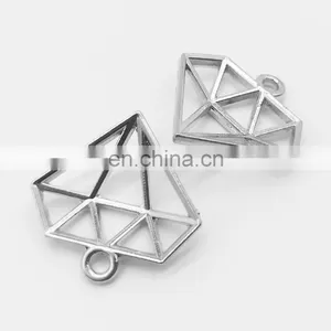 Zinc Alloy Metal Making Accessories Metal Alphabet Circular Tree Charm Pendant Jewelry thumbnail-3