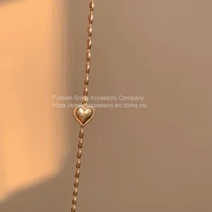 925 Silver Heart Pendant Bracelet thumbnail-3