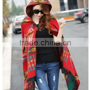 2016 Ladies Women Fashion Hooded Blanket Scarf Shawl thumbnail-1