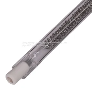 Medium Wave 220v1500w OYATE Heating White Reflector Infrared Halogen Single Tube Lamps thumbnail-4