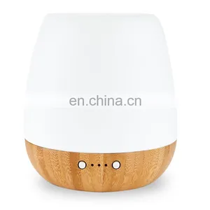 Essential Oil Diffuser Handmade Grass&White Oak Wood Aromatherapy Humidifier With Adjustable Mist Mode&Night Light thumbnail-1