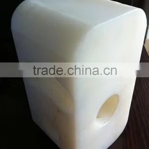 Precision Plastic Parts, Cnc Maching Precision Clear Plastic Support Block thumbnail-3