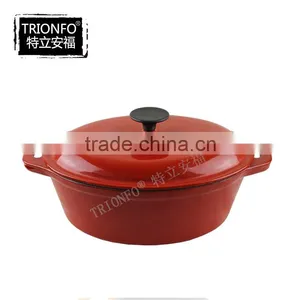 FDA Approved Color Enameled Cast Iron Cookware TR1007 thumbnail-4